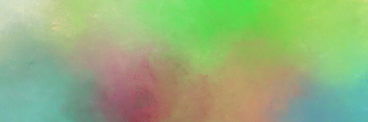 abstract painting background texture with dark sea green and pastel brown colors and space for text or image. can be used as header or banner