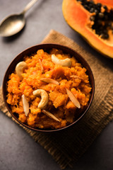 capita or Papaya Halwa is a tasty indian sweet recipe