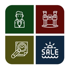 Set of deal icons