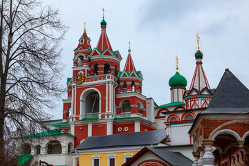 Savvino-Storozhevsky monastery. Founded at the end of the XIV century, located 2 km west of the city of Zvenigorod, Moscow Region.