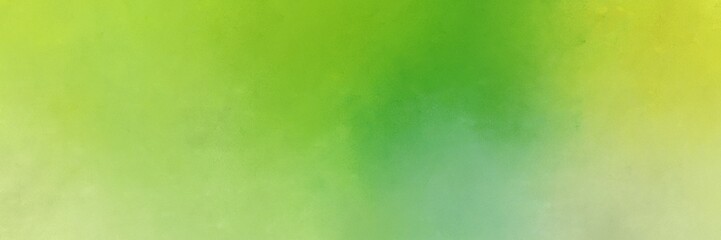 abstract painting background graphic with yellow green, dark khaki and tan colors and space for text or image. can be used as horizontal background graphic