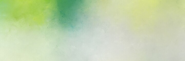 pastel gray, yellow green and blue chill color background with space for text or image. vintage texture, distressed old textured painted design. can be used as horizontal background texture