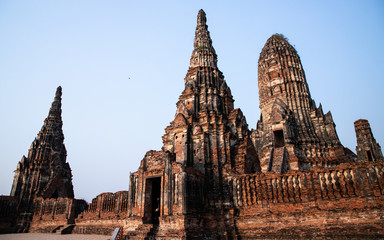 Wat Chaiwatthanaram temple in Ayutthaya Historical Park, Thailand