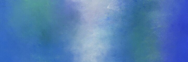 steel blue, pastel blue and cadet blue colored vintage abstract painted background with space for text or image. can be used as header or banner