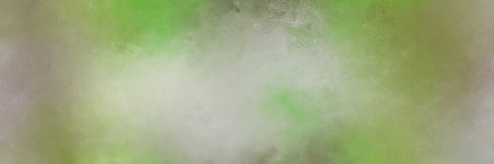 dark sea green, silver and olive drab colored vintage abstract painted background with space for text or image. can be used as header or banner