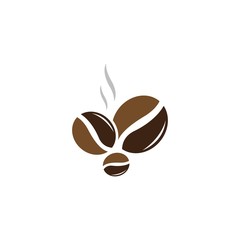 Coffee cup icon logo