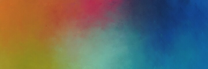 vintage texture, distressed old textured painted design with sienna, teal blue and cadet blue colors. background with space for text or image. can be used as header or banner