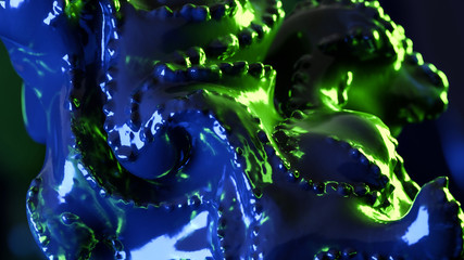 abstrakte organische Grafik