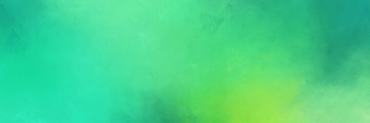 abstract painting background graphic with medium sea green, medium aqua marine and pastel green colors and space for text or image. can be used as horizontal background texture