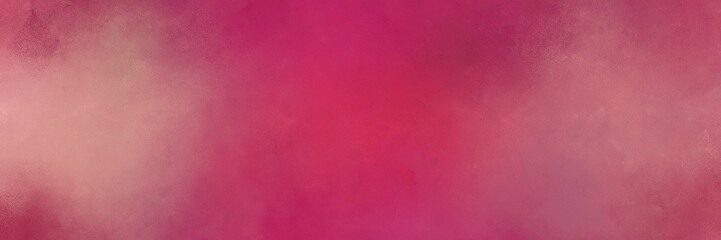 moderate pink and rosy brown color background with space for text or image. vintage texture, distressed old textured painted design. can be used as horizontal header or banner orientation