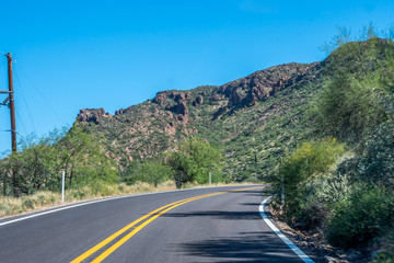 A long way down the road of Apache Junction, Arizona