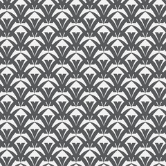 Seamless monochrome vector pattern.