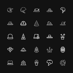 Editable 25 contractor icons for web and mobile