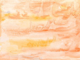 Hand painted watercolor texture. Colorful overlay. Abstract background for poster, banner, cards, scrapbook.