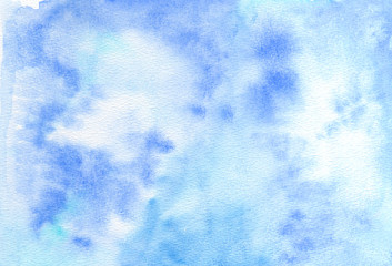 Hand painted watercolor texture. Colorful overlay. Abstract background for poster, banner, cards, scrapbook.