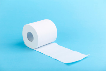 A roll of toilet paper