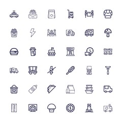 Editable 36 fast icons for web and mobile