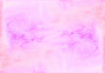 Hand painted watercolor texture. Colorful overlay. Abstract background for poster, banner, cards, scrapbook.