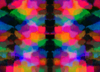 Hand painted rainbow texture. Colorful overlay. Abstract creative textured background for poster, banner, cards, scrapbook. Decorative surface.