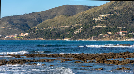 Rock on the sea Cilento coast  Italy