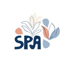 Vector Abstract Spa Salon Background