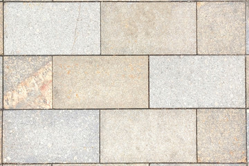 Background blocks of stone tiles beige