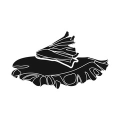 Vector design of lettuce and leaf icon. Web element of lettuce and diet vector icon for stock.