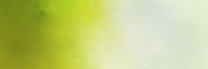 yellow green, tea green and dark khaki color background with space for text or image. vintage texture, distressed old textured painted design. can be used as header or banner
