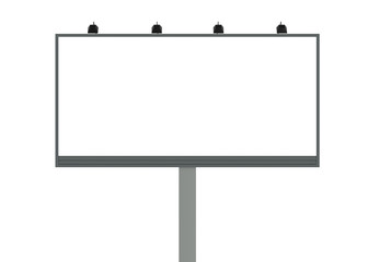 Blank billboard