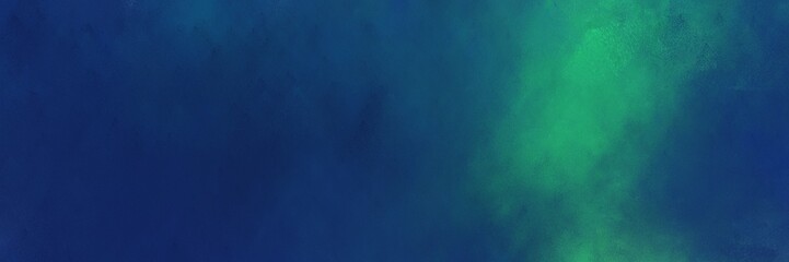 vintage texture, distressed old textured painted design with midnight blue and medium sea green colors. background with space for text or image. can be used as header or banner