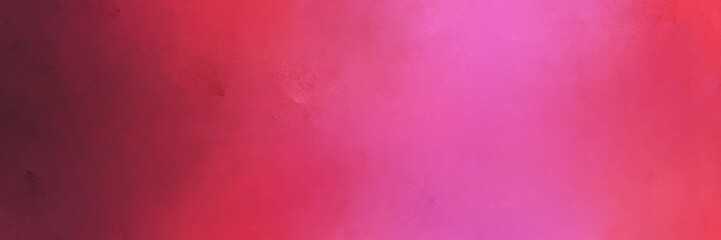 abstract painting background graphic with moderate pink, old mauve and hot pink colors and space for text or image. can be used as horizontal background texture