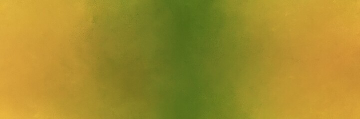 abstract painting background graphic with peru, dark olive green and olive drab colors and space for text or image. can be used as header or banner