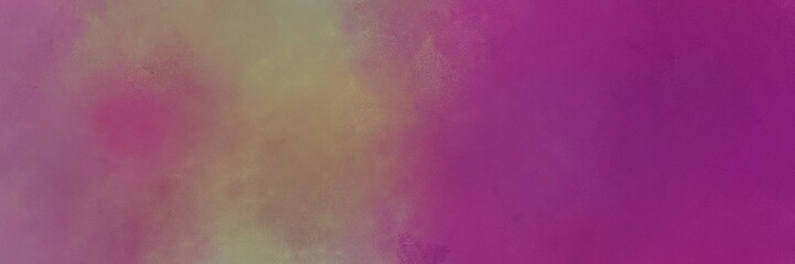 antique fuchsia, gray gray and mulberry  colored vintage abstract painted background with space for text or image. can be used as horizontal header or banner orientation