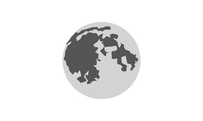 Moon phase shape symbol night sky astronomy