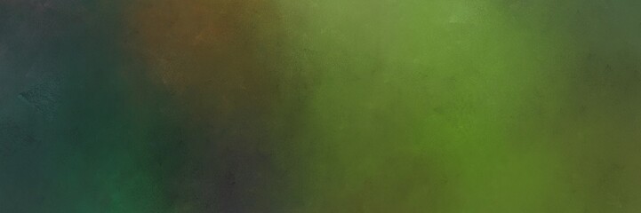 old color brushed vintage texture with dark olive green, olive drab and very dark blue colors. distressed old textured background with space for text or image. can be used as header or banner