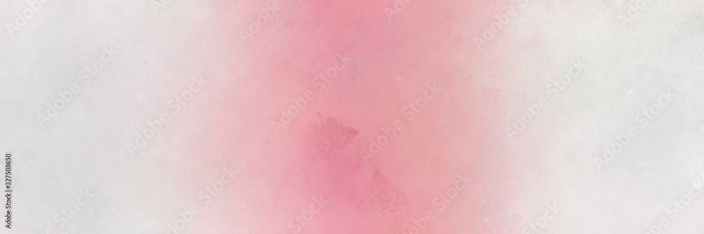 Poster abstract painting background graphic with light gray, pastel magenta and pale violet red colors and space for text or image. can be used as horizontal header or banner orientation