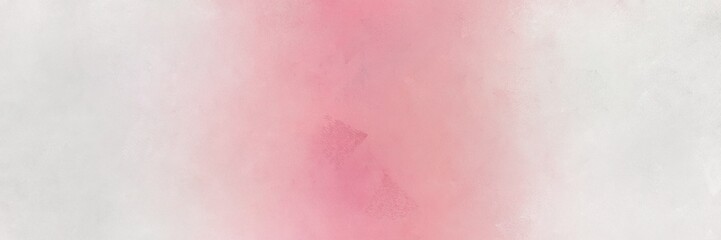 abstract painting background graphic with light gray, pastel magenta and pale violet red colors and space for text or image. can be used as horizontal header or banner orientation
