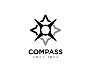 Compass Logo Icon Design Vector