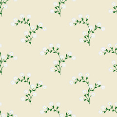 seamless pattern with flowers