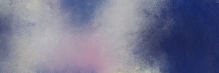 dark gray, midnight blue and dim gray colored vintage abstract painted background with space for text or image. can be used as header or banner