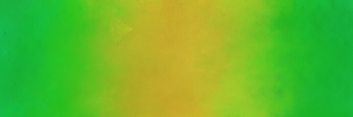 abstract painting background graphic with golden rod, lime green and yellow green colors and space for text or image. can be used as horizontal background graphic