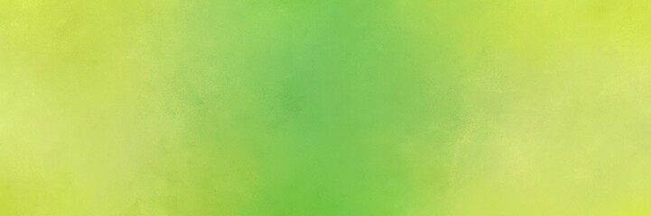 Obraz premium dark khaki and yellow green colored vintage abstract painted background with space for text or image. can be used as horizontal header or banner orientation