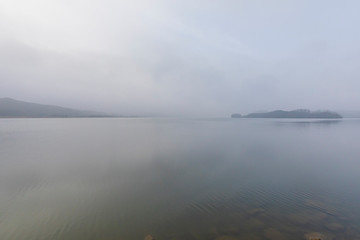 Gyeonggi-do Yangpyeong Misty Dumulde Dawn Scenery