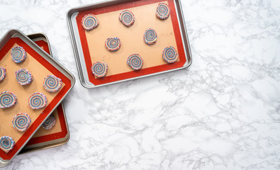 Baking sugar cookies