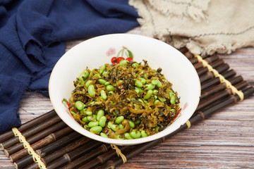 Delicious pickled green bean