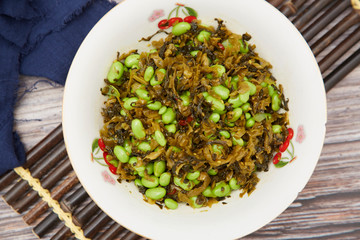 Delicious pickled green bean