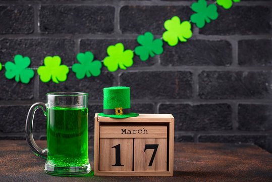 St. Patricks day green beer