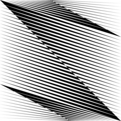 Naklejka premium Abstract halftone lines background, geometric dynamic pattern, vector modern design texture.
