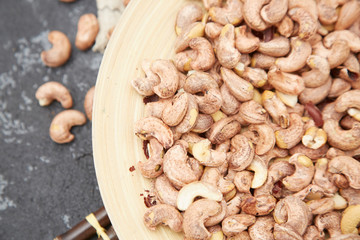 Delicious fried cashew nuts