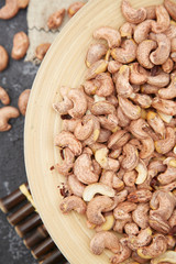 Delicious fried cashew nuts